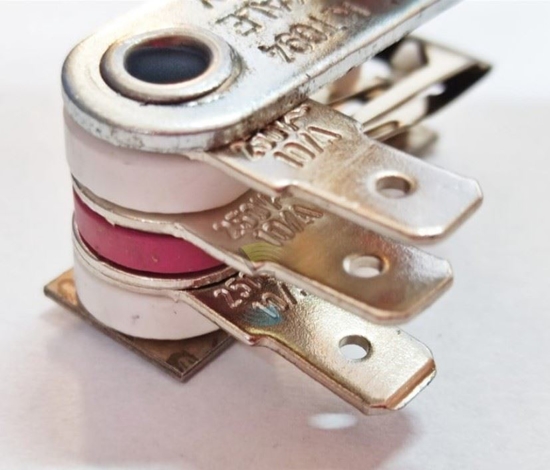 Termostat No:14 Semaver, Ocak Ve Tost Makinesi Bimetal Termostat 3 Uçlu