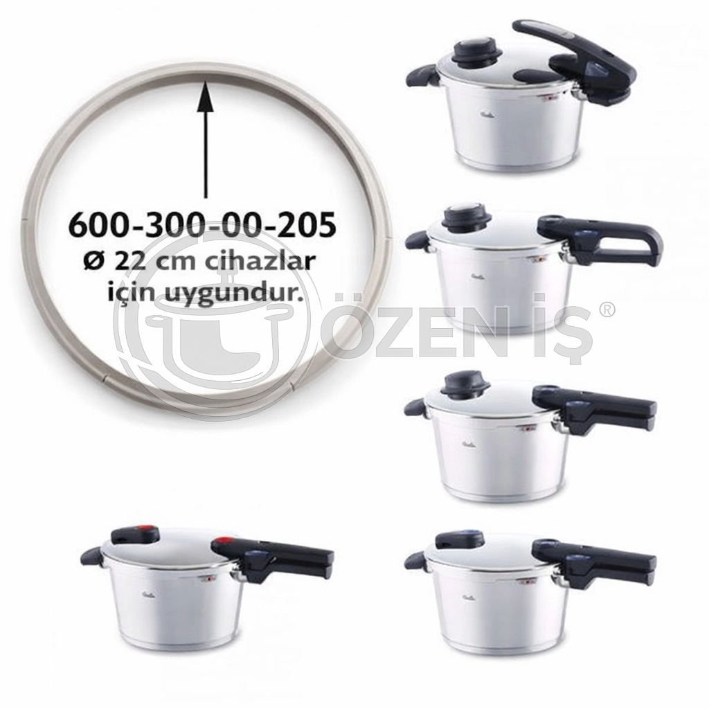 Fissler Düdüklü Lastiği 22 cm Yeni Model (Orjinal Lastik)