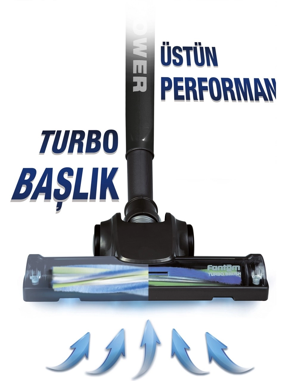 Fantom Siyah Pratik 1200 Pratik S Uyumlu Turbo Başlık( Sert Zemin Turbo Başlık