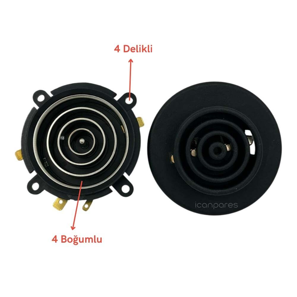 Ketıl Termostat Ve Connector SET 07 - Çok Boğumlu Küçük KSD-168-5 H 4 Delikli 
