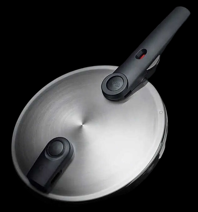 Fissler Düdüklü Tencere Kapaği Yedek Sıfır (3,5 & 4.5 ve 6 litreler için Vitaquick tüm modeller uyumludur MAT KAPAK)